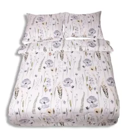 posciel-flanelowa-220x200-biala-niebieska-zielona-kwiaty-liscie-matex