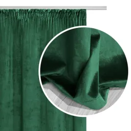 zaslona-gotowa-140x300-zielona-butelkowa-welurowa-na-tasmie-soft-velvet