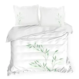 posciel-satynowa-220x200-haftowana-biala-zielona-liscie