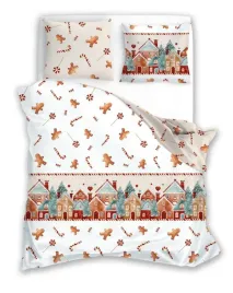 posciel-swiateczna-220x200-scandic-biala-pomaranczowa-domki-cukierki-faro