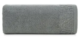 recznik-margo-70x140-szary-z-ozdobna-bordiura-przetykana-blyszczaca-nicia
