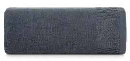 recznik-margo-70x140-stalowy-z-ozdobna-bordiura-przetykana-blyszczaca-nicia