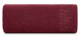 recznik-margo-70x140-bordowy-z-ozdobna-bordiura-przetykana-blyszczaca-nicia