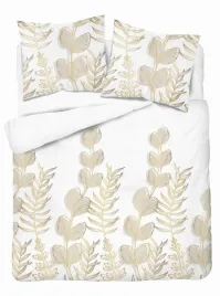 posciel-satynowa-220x200-biala-w-zloto-bezowe-liscie-elegancki-wzor