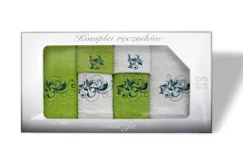 komplet-recznikow-w-pudelku-6-szt-kremowy-zielony-jasny-finezja