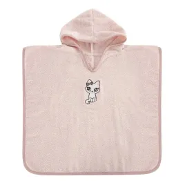 poncho-dla-dzieci-60x120-baby-rozowy-kotek-recznik-z-kapturkiem-310-g-m2