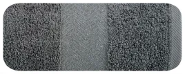 recznik-igor-70x140-stalowy-zdobiony-lamowka-z-wzorem-zygazaka-frotte