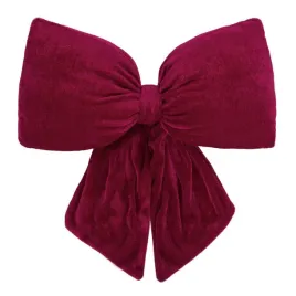 poduszka-swiateczna-kokarda-35x20-velvet-bordowa