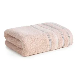 recznik-vento-30x50-pudrowy-z-ozdobna-bordiura-w-pasy-frotte-500-g-m2