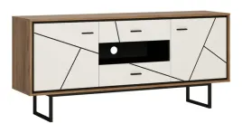 komoda-pod-telewizor-szafka-rtv-brolo-167-cm-bialy-polysk-dab-metal-nogi