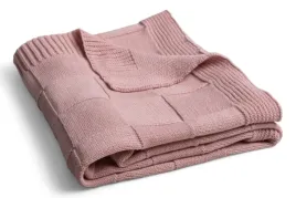 kocyk-dzieciecy-80x100-square-checks-rozowy-kratka-bawelniany-babymatex