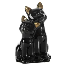 figurka-cat-14x12x22-koty-czarna-zlota