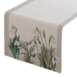 obrus-bieznik-40x100-cho-naturalny-zielony-przebisnieg-gobelinowy