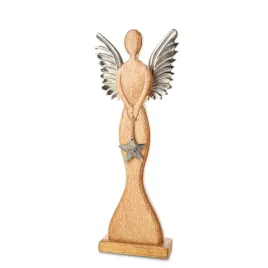 figurka-swiateczna-aniol-19x7x47-brazowa-srebrna