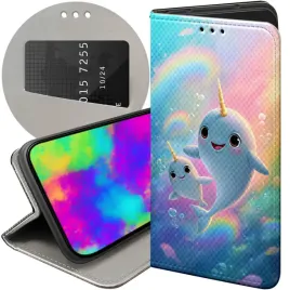 etui-z-klapka-do-oppo-a78-4g-wzory-narwal-bajki-morskie-zwierzeta-futeral