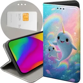 etui-do-samsung-galaxy-s21-ultra-wzory-narwal-bajki-morskie-zwierzeta-case