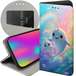 etui-do-xiaomi-redmi-note-14-4g-wzory-narwal-bajki-morskie-zwierzeta-case