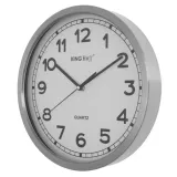 zegar-scienny-kinghoff-srebrny-30cm-material-dominujacy-metal