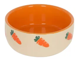 miska-ceramiczna-dla-gryzoni-krolikow-bezowo-pomaranczowa-500ml-kerbl