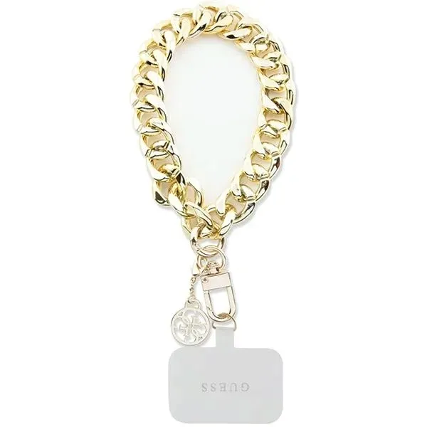 guess-universal-hand-strap-4g-charm-gold