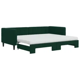 rozkladana-lezanka-sofa-ciemnozielona-223-x-100-x-68-cm