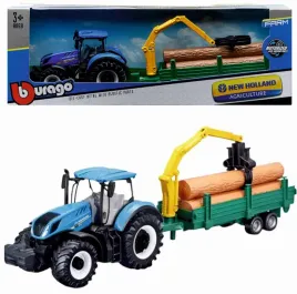 traktor-new-holland-z-przyczepa-do-drewna-zestaw-burago-farm-wiek-3