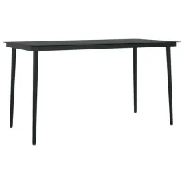 czarny-stol-jadalniany-stalowo-szklany-140-x-70-x-74-cm