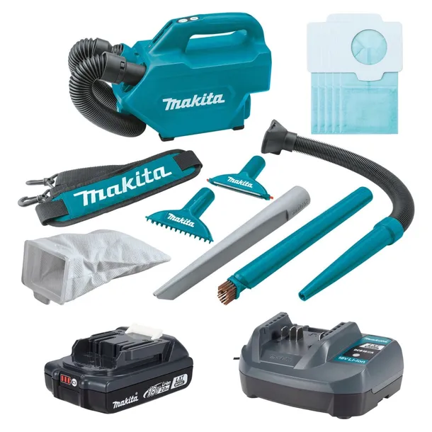MAKITA DCL184 akumulatorowy odkurzacz samochodowy LXT18V 3 biegi 1x2Ah