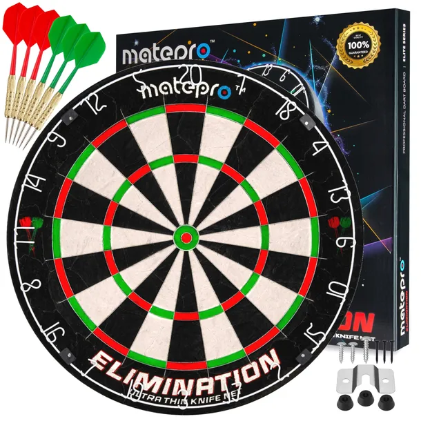 Tarcza sizalowa dart do gry w darta rzutki lotki Matepro Elimination OUTLET