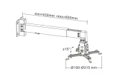 uchwyt-scienny-sufitowy-cabletech-uch0148-do-projektora-stan-nowy