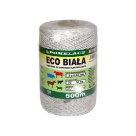 plecionka-biala-eco-500m-ogrodzenie-pomelac-tanio