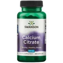 swanson-cytrynian-wapnia-200mg-60-kaps