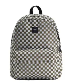 plecak-vans-old-skool-backpack-checkerboard-olive-brown-vn000h4xovb1