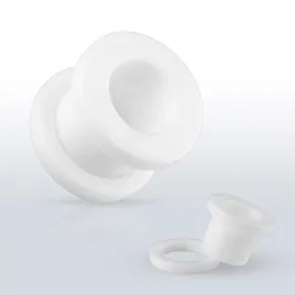 bialy-tunel-akrylowy-10-mm-z-odkrecana-scianka-piercing4u