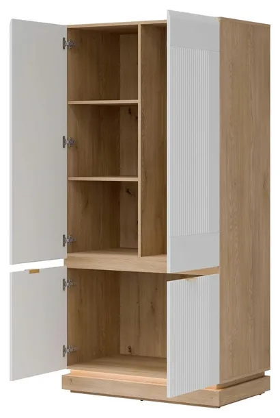 szafa-milton-dab-cremona-torro-bialy-mat-glebokosc-mebla-55-5-cm