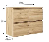 komoda-megan-k4-90-kolor-frontow-dab-zloty