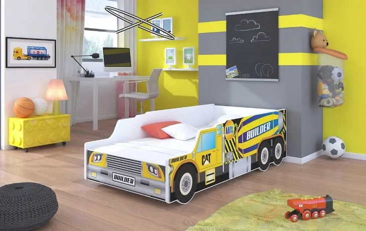 lozko-z-materacem-builder-140-stan-nowy