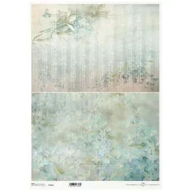 papier-ryzowy-do-decoupage-a3-itd-1025l-kwiaty-niezapominajki-nuty