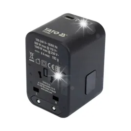 yato-adapter-zasilacz-podrozny-do-ponad-150-krajow-usb-c-pd-65w-yt-81303