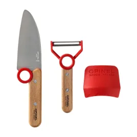 zestaw-kuchenny-opinel-dla-dzieci-le-petit-chef-czerwony