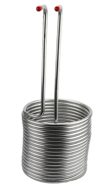 Podgrzewacz Wymiennik Ciepła do Basenu Wężownica 15m Inox 1/2" do Ogniska