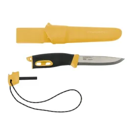 noz-survivalowy-mora-companion-spark-z-krzesiwem-zolty-stal-nierdzewna