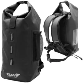 plecak-texar-dry-pack-25l-wodoodporny-worek-roll-up-nieprzemakalny-czarny