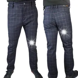 spodnie-meskie-eleganckie-wizytowe-w-krate-materialowe-elastyczne