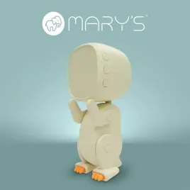 mary-s-mw61058-budzik-robo-dino-bialy