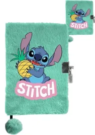 pluszowy-pamietnik-turkusowy-stitch-futrzany-na-klodke-notes-do-szkoly