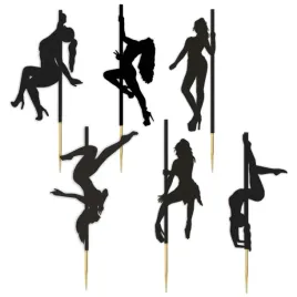 topper-papierowy-hot-laski-pole-dance-czarny-12-cm-6-szt