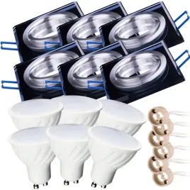 zestaw-6x-zarowka-gu10-8w-led-oprawa-sufit-ruchoma-kwadrat-szklana-czarna