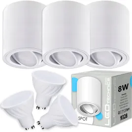 3x-spot-oprawa-natynkowa-halogenowa-tuba-ruchoma-gu10-8w-ciepla-zarowka-led
