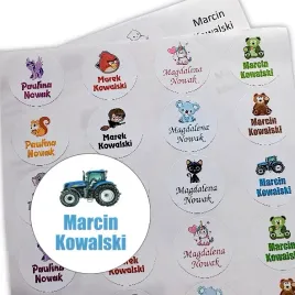 imienniki-hd68-kolorowe-68szt
